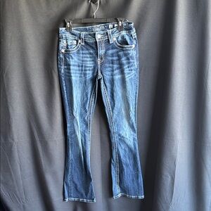 Miss Me Dark Blue Flare Jeans